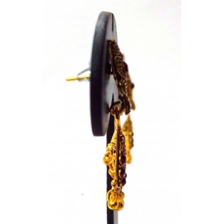 Golden Oxidized Earrings Jhumka Jhumki Bolly Imitation Jewelry Drop Dangle EA116